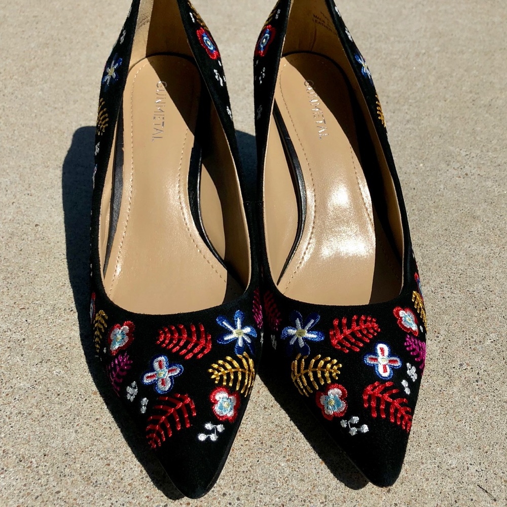 Embroidered Heels